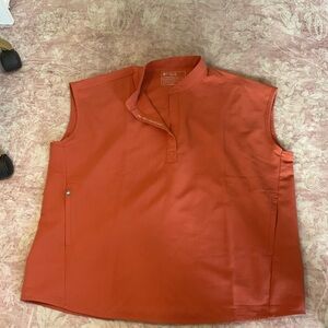 Figs Women's Muscle Tee - Bold Orange